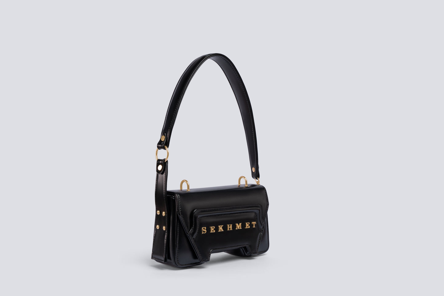 The Black In Gold Warefare Shoulder Bag